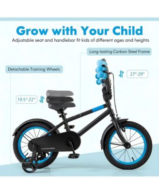 14 Inch Kids Bike with Adjustable Handlebar and Saddle