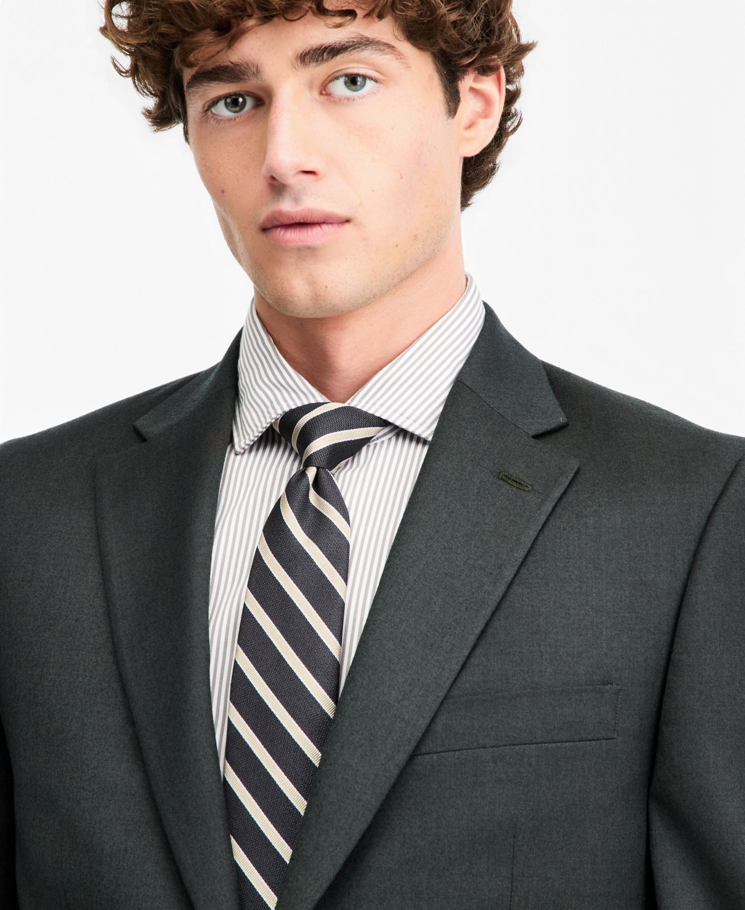 Men's Modern-Fit Flannel Suit Jacket