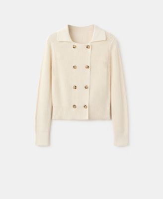 Women's Knitted Buttoned Jacket