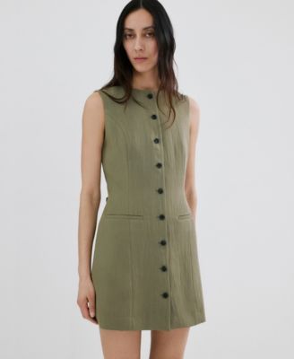 Women's Short Buttoned Dress