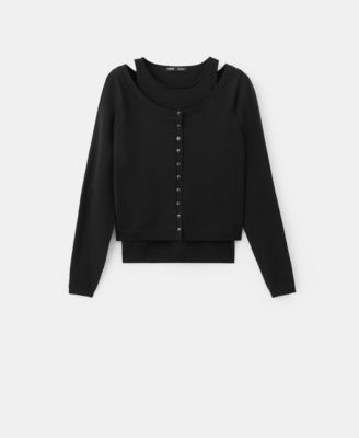 Women's Combined Knitted Sweater