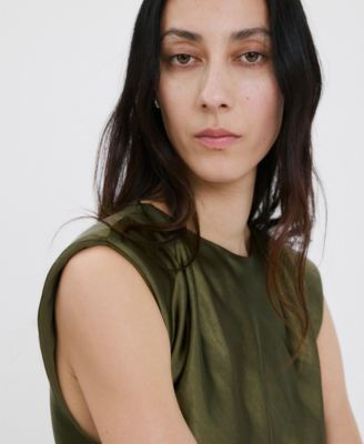 Women's Fitted Satin Dress