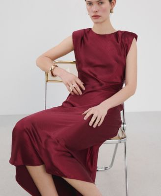 Women's Fitted Satin Dress