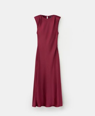 Women's Fitted Satin Dress