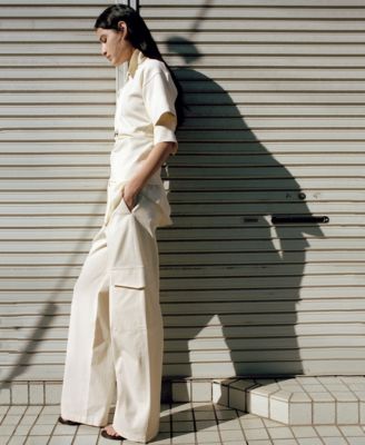 Women's Mid-Rise Pockets Cargo Pants