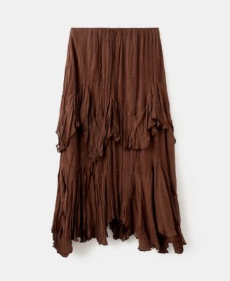 Women's Ruffled Chiffon Skirt