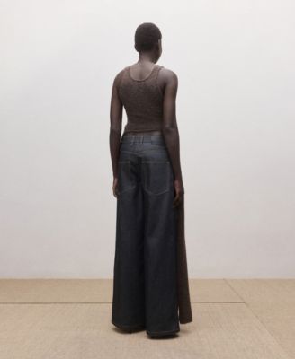 Women's Low-Rise Wide Leg Jeans