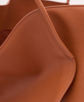 Women's Leather Maxi Shopper Bag