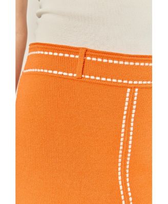 Women's Denim-Look Knit skirt