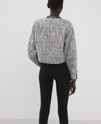 Women's Frayed Ends Tweed Jacket