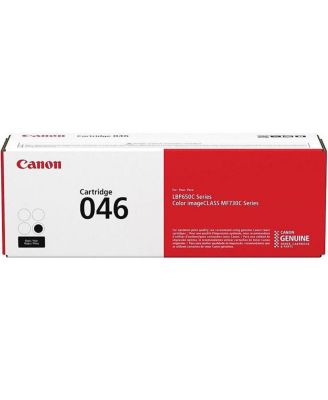 Black 046 Standard Capacity Laser Toner Cartridge for Color imageCLASS LBP650C and MF730C Series Printer, 2200 Page Yield