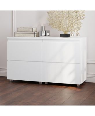 2-Drawer Nightstand, End Table, Bedroom Bedside Dresser Chest