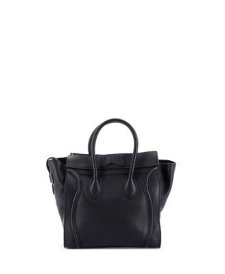 Mini Luggage Bag Grainy Leather