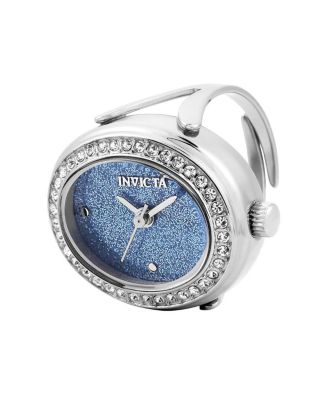 Women's 49596 Mini Quartz Dial Ring Watch