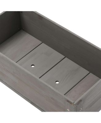 Raised Garden Bed with Legs, Elevated Wooden Planter Box for Outdoor Plants