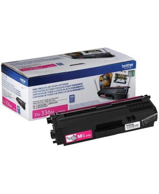 TN336B High Yield Magenta Toner Cartridge, Yield Up to 3500 Pages