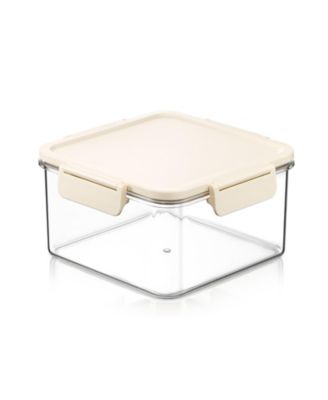 Airtight Food Storage Container – Clear Stackable Canister for Pantry, Rice, Pasta, Cereal and Snacks