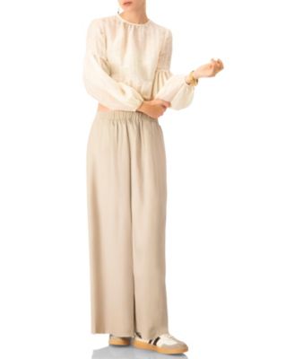 Women's Long Sleeve Balloon Blouse