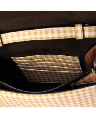 Fab Shoulder Bag Printed Leather with Crystal Detail