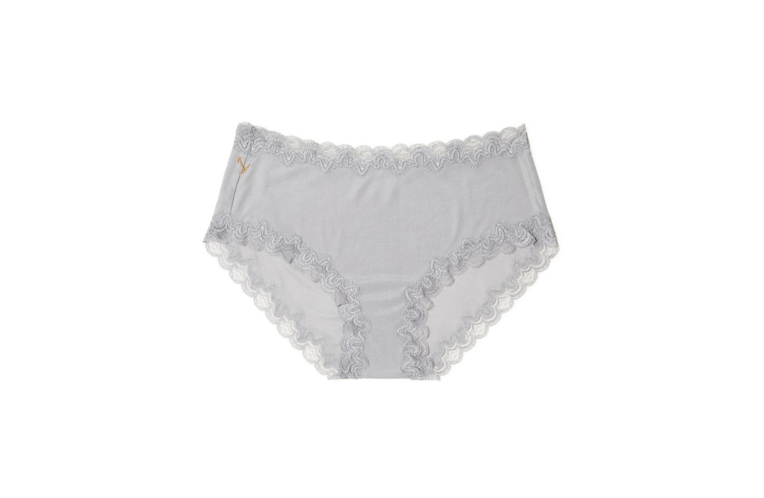 Women's Soft Silk Lace-Trim Briefs Underwear