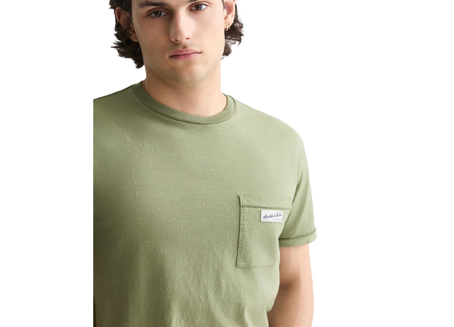 Men's Short-Sleeve Cotton Pocket T-Shirt