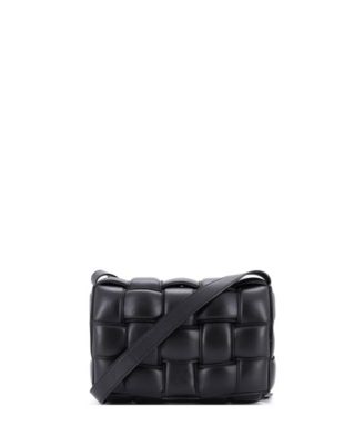 Small Cassette Crossbody Bag Padded Maxi Intrecciato Leather