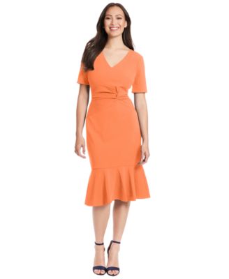 Petite Twisted Sheath Dress