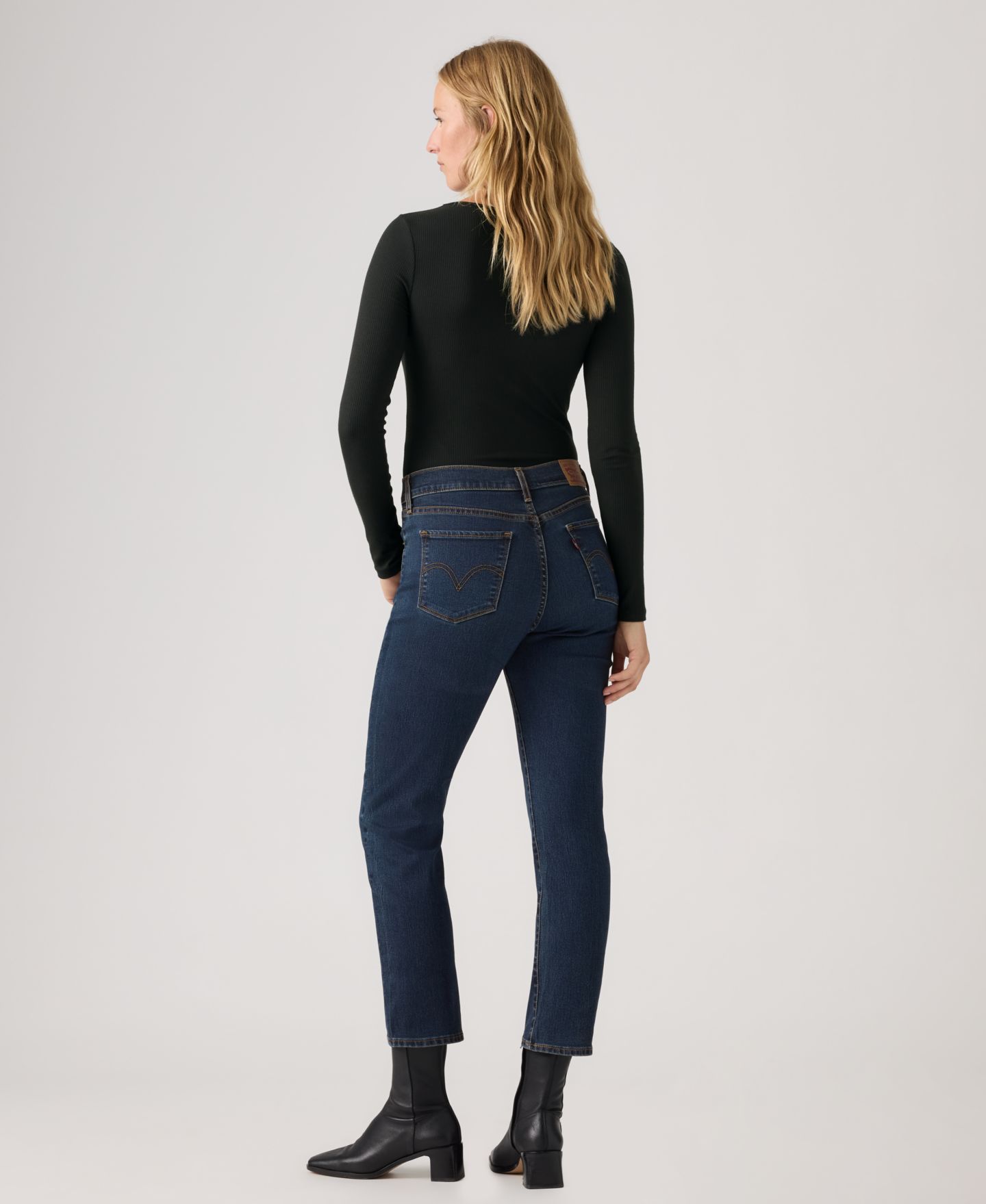Женские джинсы Levi's Classic Mid-Rise Ankle Straight-Leg, цвет: Second Gue — фото 4