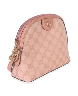 Pink GG Canvas Small Dome Ophidia Crossbody Bag
