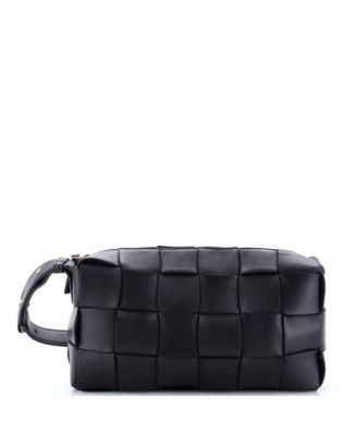 Brick Cassette Shoulder Bag Maxi Intrecciato Leather