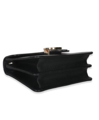 Black Dollar Calfskin Interlocking G Small Bag