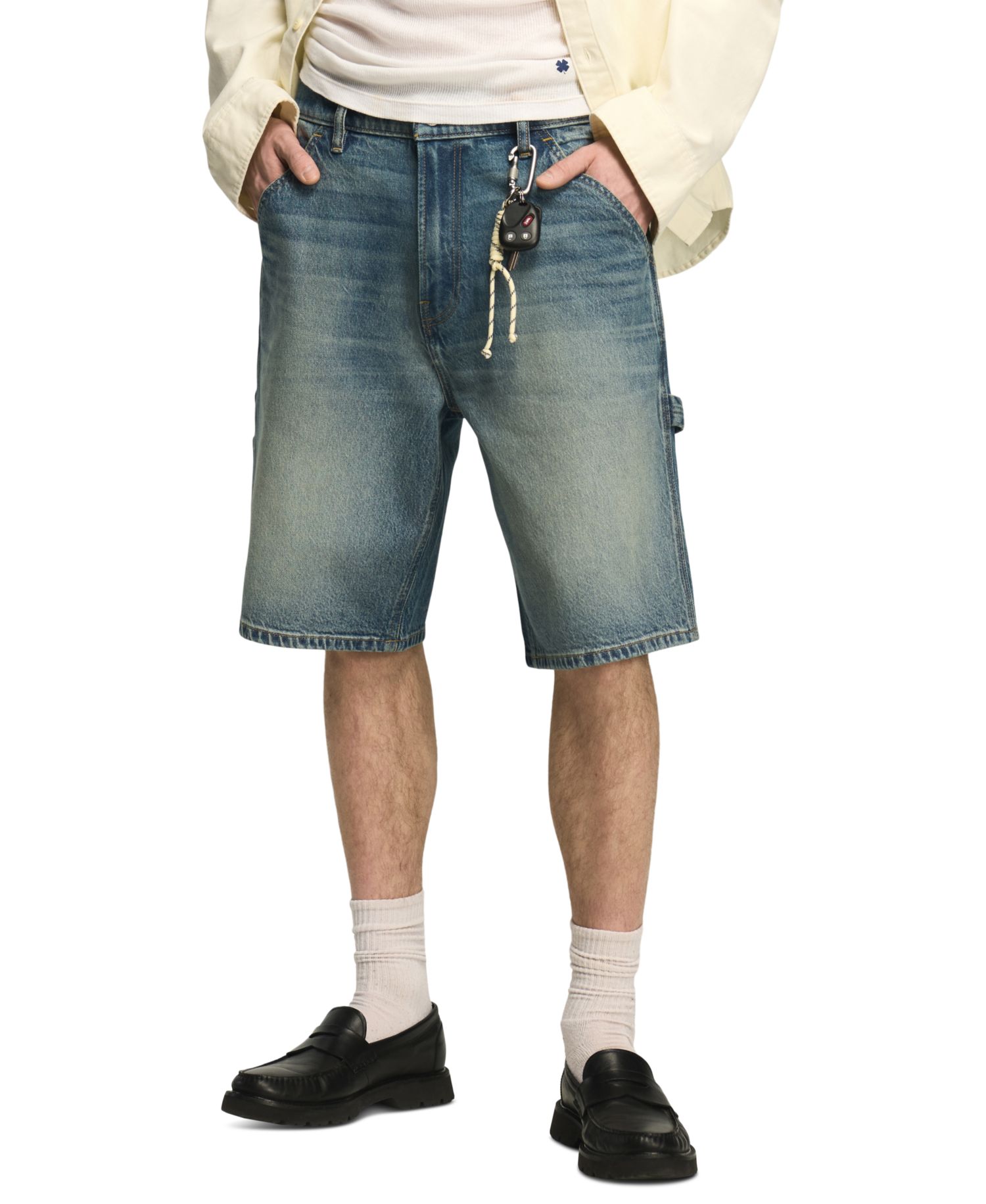 Men's Baggy Carpenter Denim Shorts
