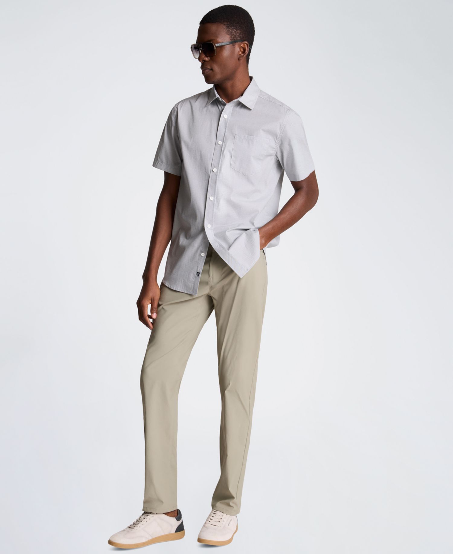 Men's Short-Sleeve Slim-Fit Shirt