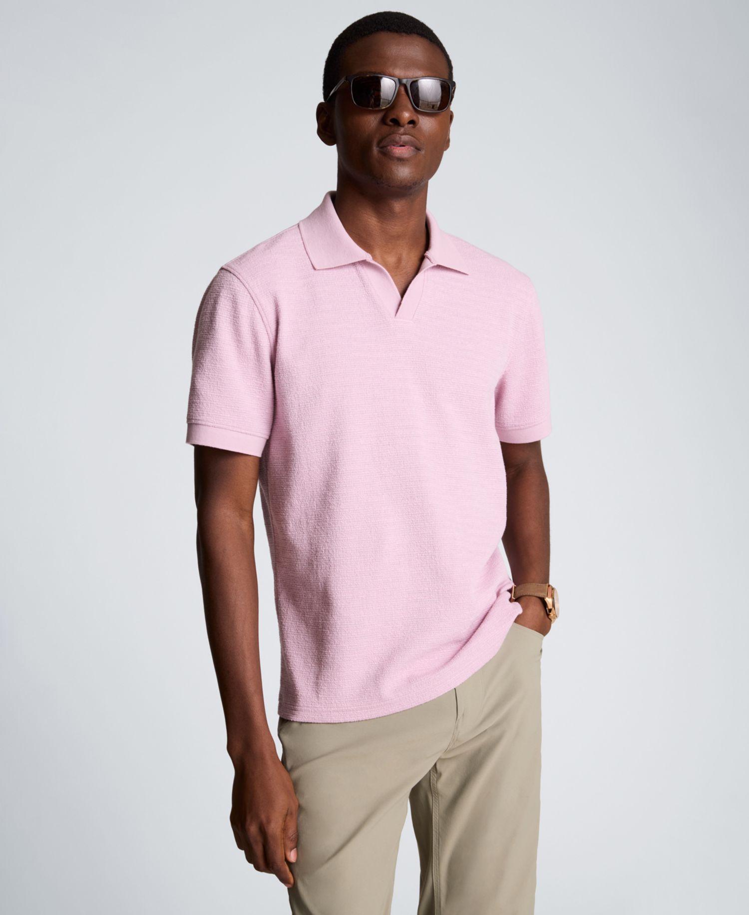 Men's Short-Sleeve Slim-Fit Polo Shirt