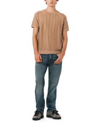 Men's Wipped Short-Sleeve Sweater