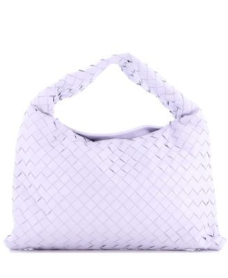 Small Hop Hobo Intrecciato Leather