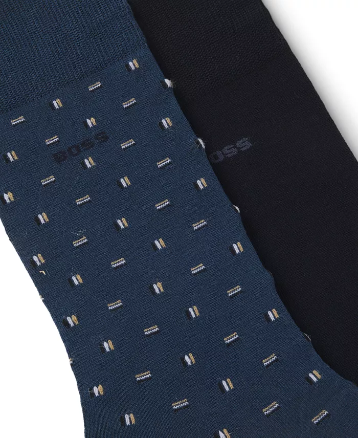 Men's Regular Length Mini Iconic Socks, 2-Pack - thumbnail 3