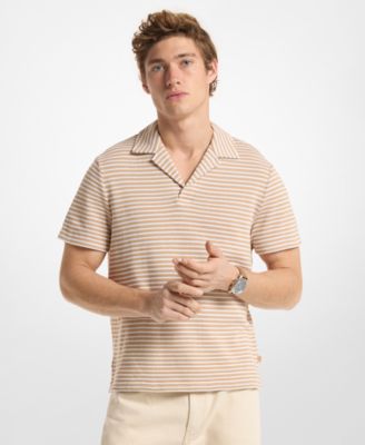 Men's Regular-Fit Striped Polo Shirt