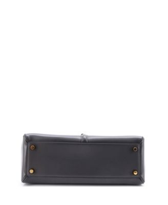 Medium 16 Top Handle Bag Smooth Calfskin