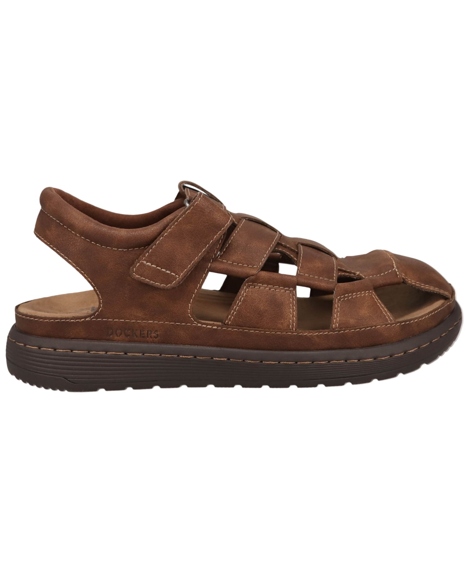 Men's Sarasota Tumbled Full Grain Moc Toe Sandal