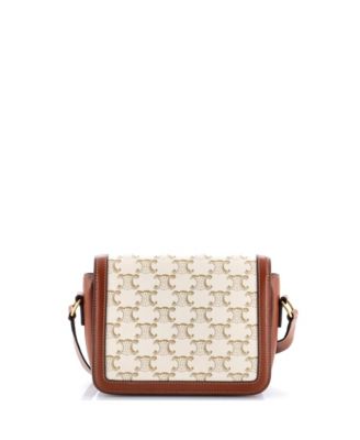 Teen Triomphe Shoulder Bag Triomphe Coated Canvas