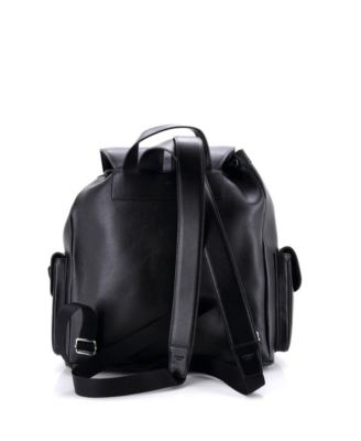 Large Utility Multi-Compartment Backpack Leather