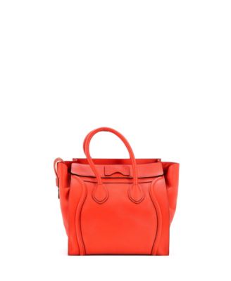 Mini Luggage Bag Grainy Leather