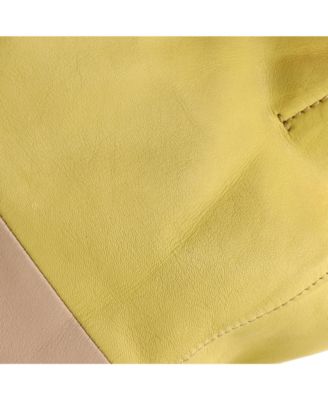 Large Vertical Bi-Cabas Tote Leather