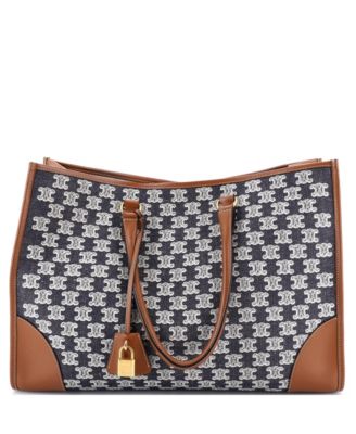 Horizontal Cabas Tote Triomphe Canvas