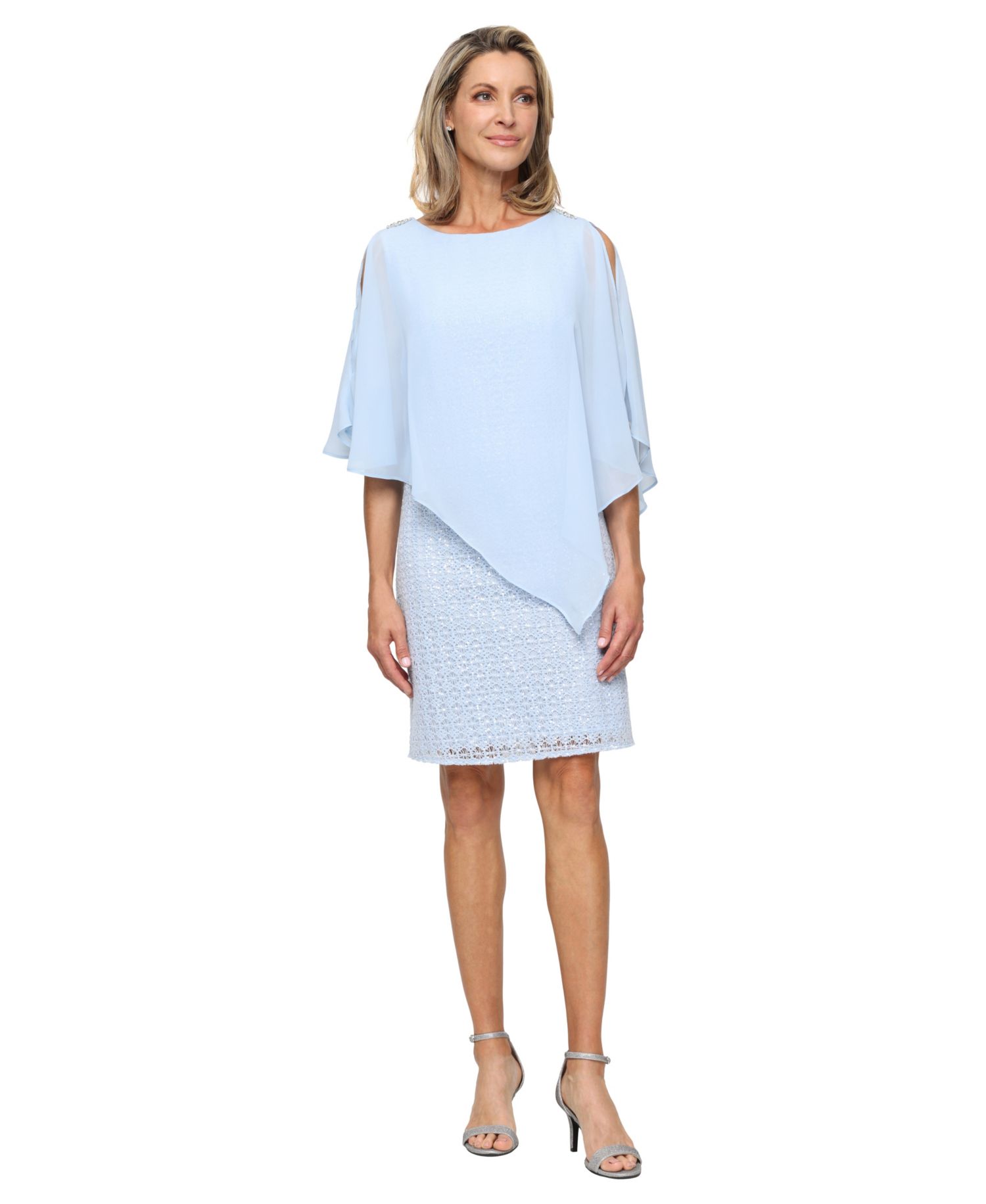 Women's Crewneck Sheath Dress