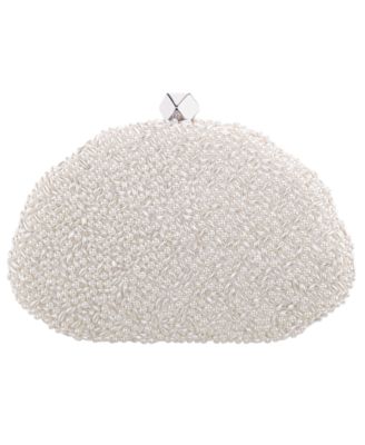Hera Beaded Shell Shaped Small Clutch Handbag