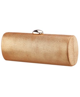 Xandra Barrel Minaudiere Small Clutch Handbag