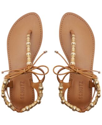 Women's Nia Round Toe Flat Sandals