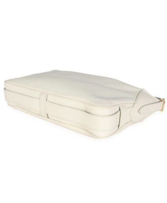 White Supple Calfskin Medium Romy
